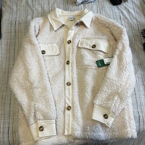 NWT Twik Teddy Shacket. Size M/L.